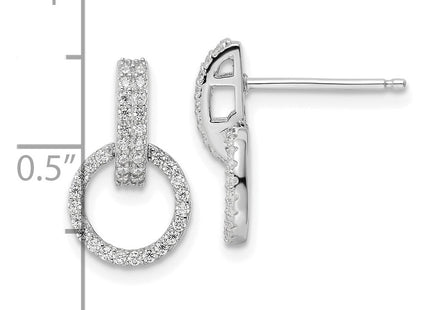 Sterling Silver Earrings Style QE16207 - Classique Jewelry Inc.