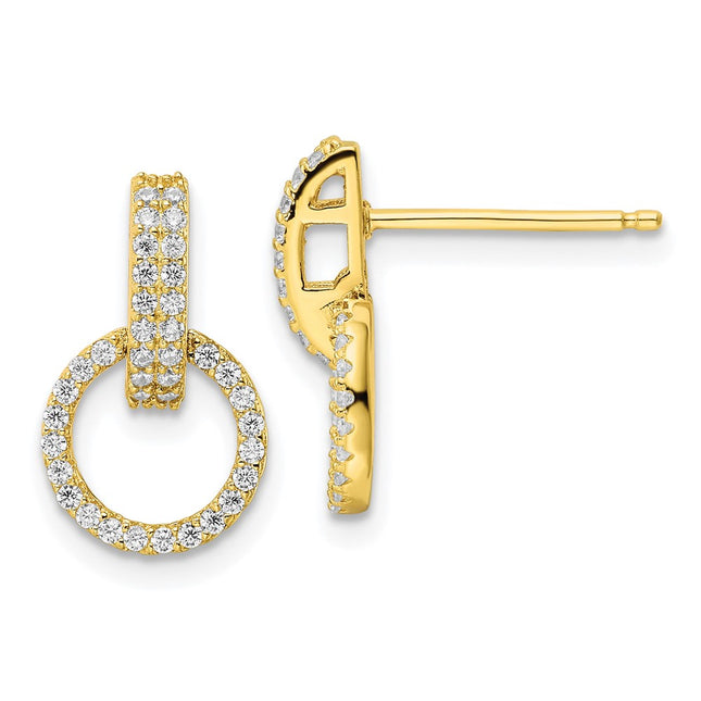 Sterling Silver Earrings Style QE16208 - Classique Jewelry Inc.
