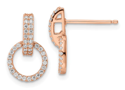 Sterling Silver Earrings Style QE16209 - Classique Jewelry Inc.