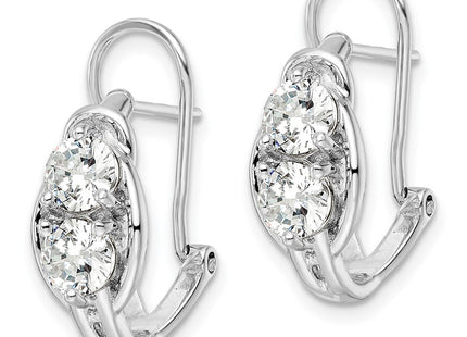 Sterling Silver Earrings Style QE16210 - Classique Jewelry Inc.