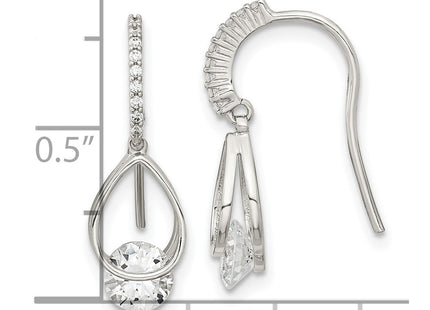 Sterling Silver Earrings Style QE16216 - Classique Jewelry Inc.