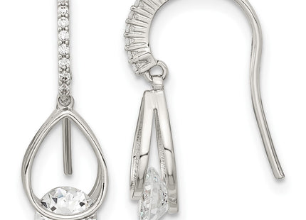 Sterling Silver Earrings Style QE16216 - Classique Jewelry Inc.