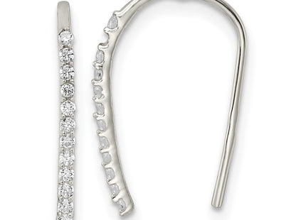 Sterling Silver Earrings Style QE16221 - Classique Jewelry Inc.
