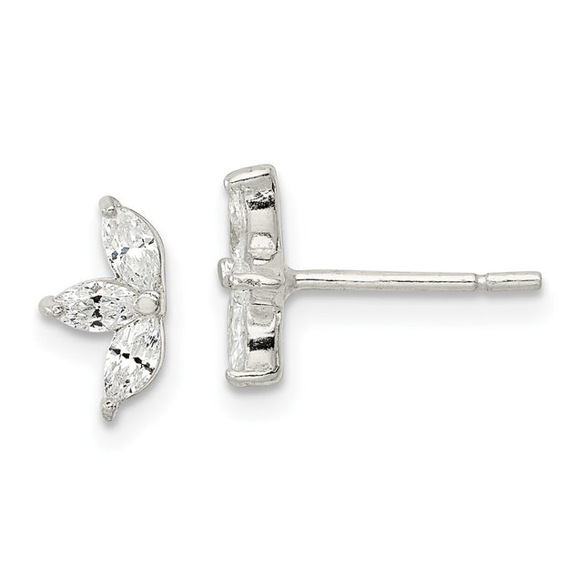 Sterling Silver Earrings Style QE16227 - Classique Jewelry Inc.