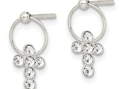 Sterling Silver Earrings Style QE1623 - Classique Jewelry Inc.