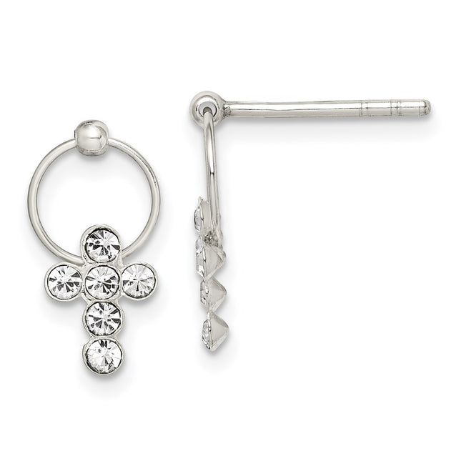 Sterling Silver Earrings Style QE1623 - Classique Jewelry Inc.