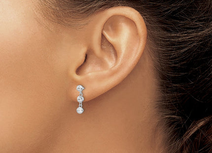 Sterling Silver Earrings Style QE16231 - Classique Jewelry Inc.