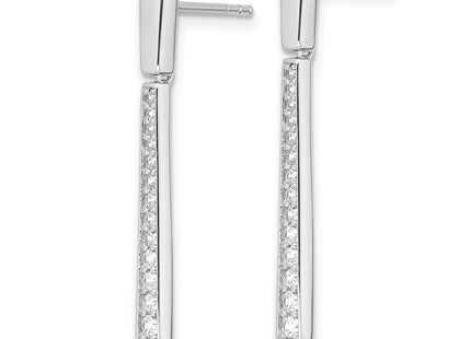 Sterling Silver Earrings Style QE16233 - Classique Jewelry Inc.
