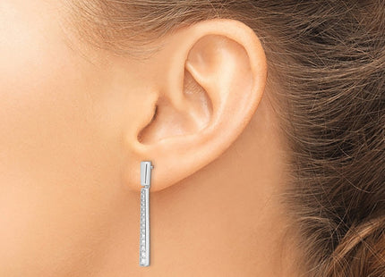 Sterling Silver Earrings Style QE16233 - Classique Jewelry Inc.