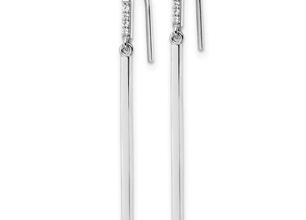 Sterling Silver Earrings Style QE16234 - Classique Jewelry Inc.