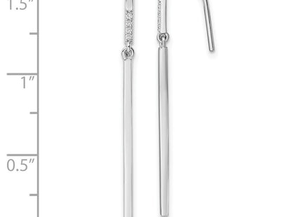 Sterling Silver Earrings Style QE16234 - Classique Jewelry Inc.