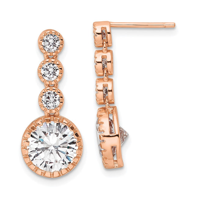 Sterling Silver Earrings Style QE16242 - Classique Jewelry Inc.