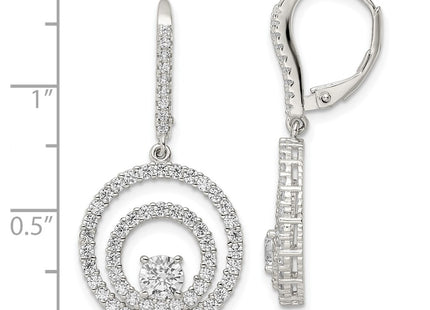 Sterling Silver Earrings Style QE16250 - Classique Jewelry Inc.