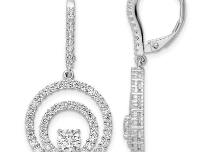 Sterling Silver Earrings Style QE16250 - Classique Jewelry Inc.