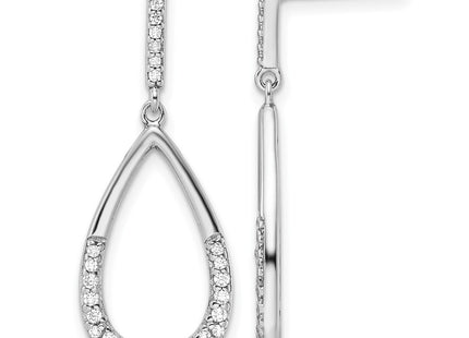 Sterling Silver Earrings Style QE16253 - Classique Jewelry Inc.