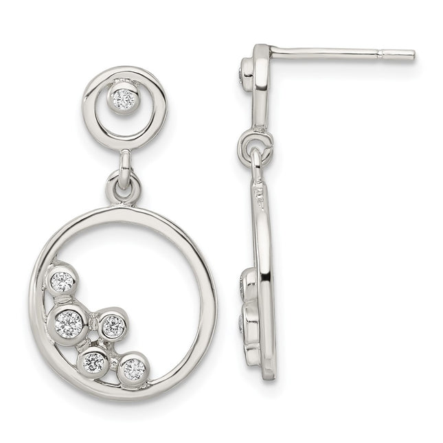 Sterling Silver Earrings Style QE16256 - Classique Jewelry Inc.