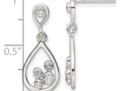 Sterling Silver Earrings Style QE16257 - Classique Jewelry Inc.