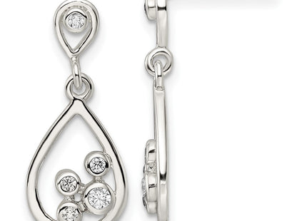 Sterling Silver Earrings Style QE16257 - Classique Jewelry Inc.