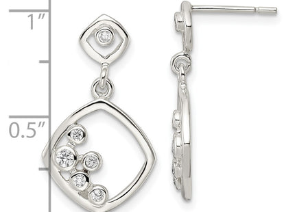 Sterling Silver Earrings Style QE16258 - Classique Jewelry Inc.