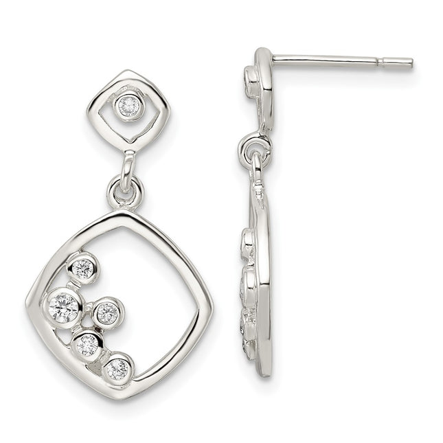 Sterling Silver Earrings Style QE16258 - Classique Jewelry Inc.