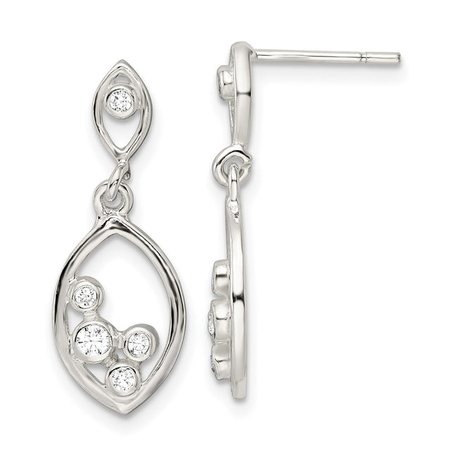 Sterling Silver Earrings Style QE16259 - Classique Jewelry Inc.