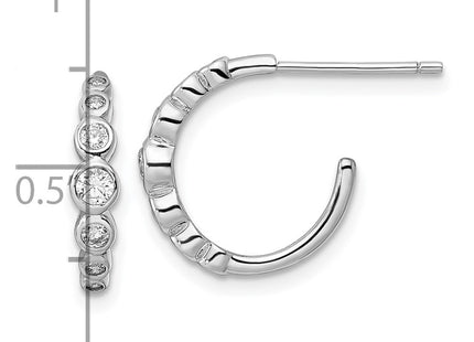 Sterling Silver Earrings Style QE16270 - Classique Jewelry Inc.