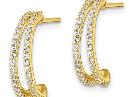 Sterling Silver Earrings Style QE16272 - Classique Jewelry Inc.