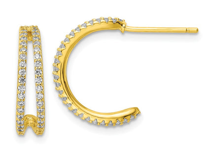 Sterling Silver Earrings Style QE16272 - Classique Jewelry Inc.