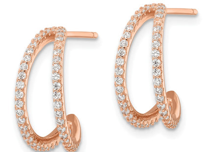 Sterling Silver Earrings Style QE16273 - Classique Jewelry Inc.