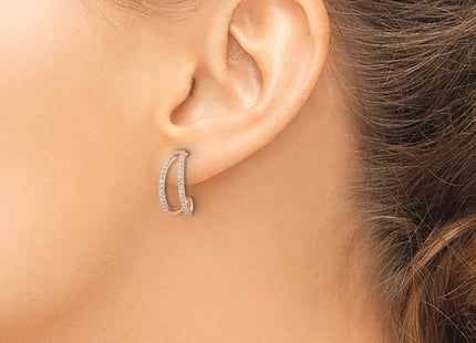 Sterling Silver Earrings Style QE16273 - Classique Jewelry Inc.
