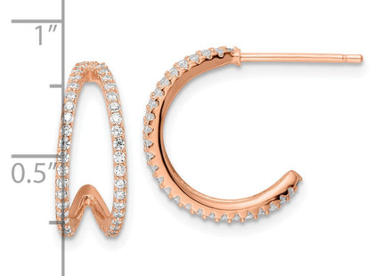 Sterling Silver Earrings Style QE16273 - Classique Jewelry Inc.