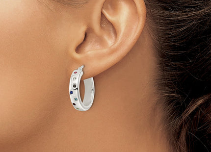 Sterling Silver Earrings Style QE16293 - Classique Jewelry Inc.