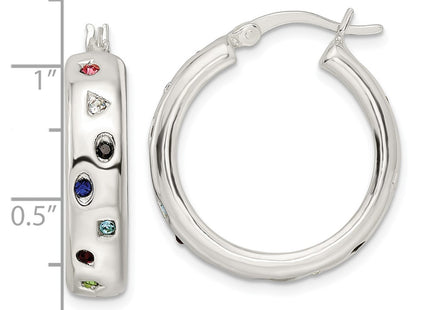 Sterling Silver Earrings Style QE16293 - Classique Jewelry Inc.