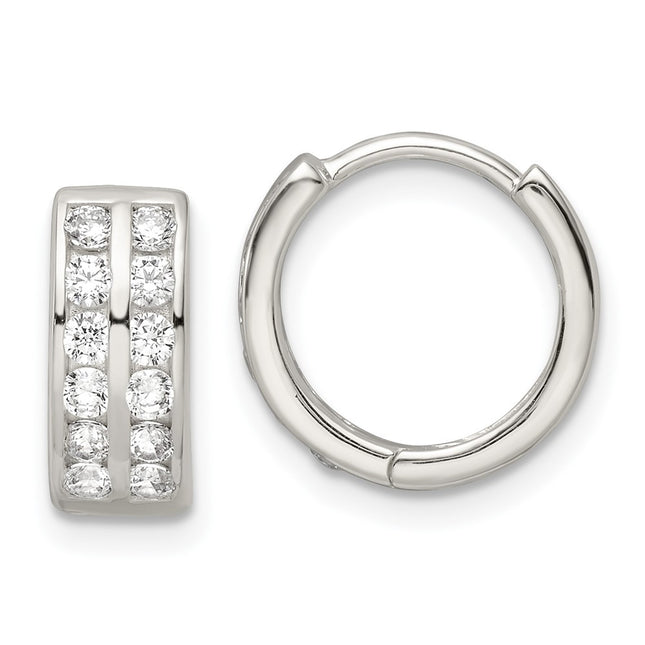 Sterling Silver Earrings Style QE16294 - Classique Jewelry Inc.