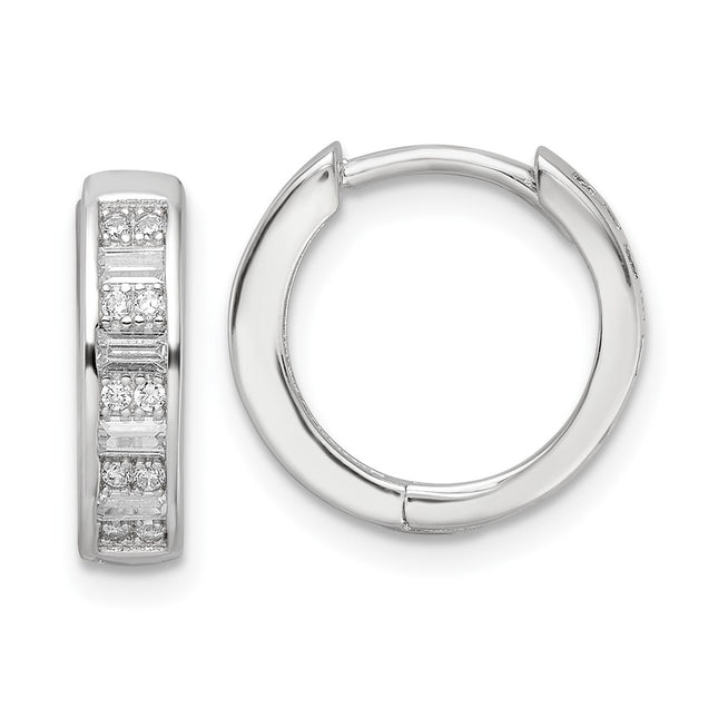 Sterling Silver Earrings Style QE16298 - Classique Jewelry Inc.