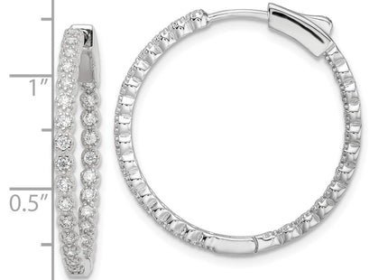 Sterling Silver Earrings Style QE16304 - Classique Jewelry Inc.