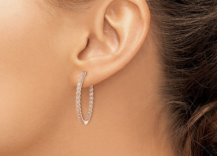 Sterling Silver Earrings Style QE16306 - Classique Jewelry Inc.