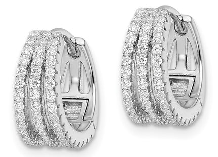 Sterling Silver Earrings Style QE16307 - Classique Jewelry Inc.