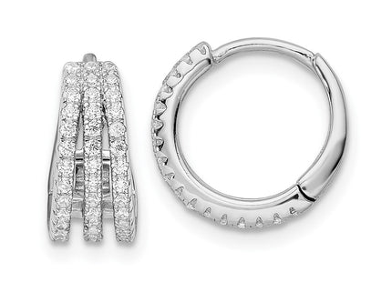 Sterling Silver Earrings Style QE16307 - Classique Jewelry Inc.