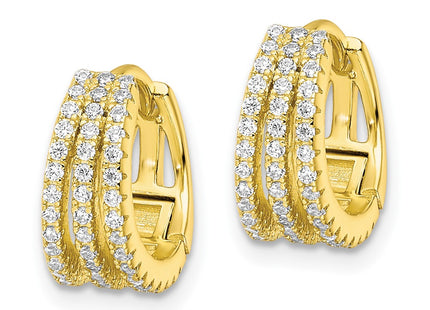 Sterling Silver Earrings Style QE16308 - Classique Jewelry Inc.