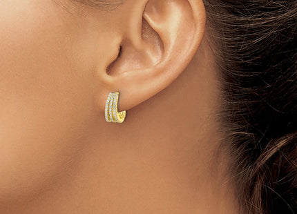 Sterling Silver Earrings Style QE16308 - Classique Jewelry Inc.