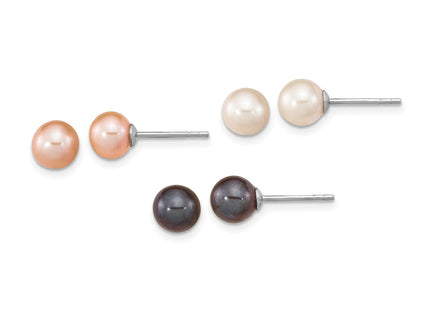 Sterling Silver Earrings Style QE16321 - Classique Jewelry Inc.
