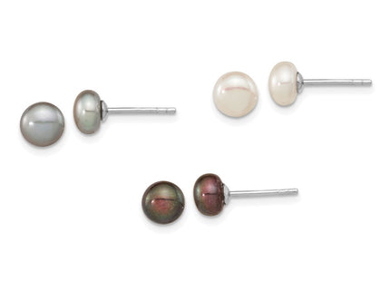 Sterling Silver Earrings Style QE16322 - Classique Jewelry Inc.