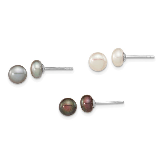 Sterling Silver Earrings Style QE16322 - Classique Jewelry Inc.