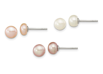 Sterling Silver Earrings Style QE16323 - Classique Jewelry Inc.