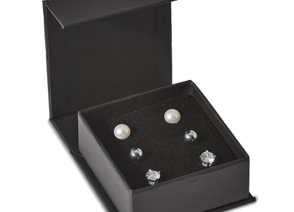Sterling Silver Earrings Style QE16324SET - Classique Jewelry Inc.