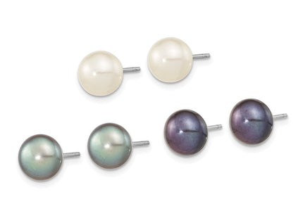 Sterling Silver Earrings Style QE16325 - Classique Jewelry Inc.