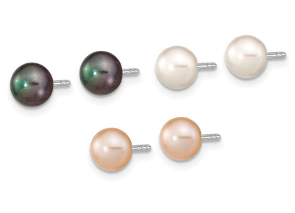 Sterling Silver Earrings Style QE16332SET - Classique Jewelry Inc.