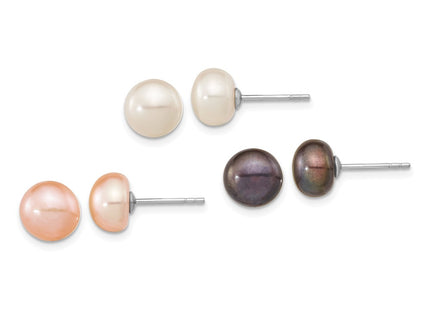 Sterling Silver Earrings Style QE16333SET - Classique Jewelry Inc.