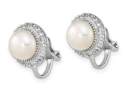 Sterling Silver Earrings Style QE16361 - Classique Jewelry Inc.